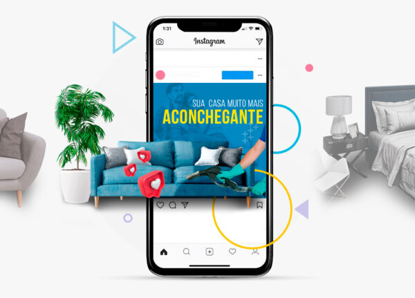 Pacote de Imagens e Legendas para Redes Sociais - Higienização de Estofados